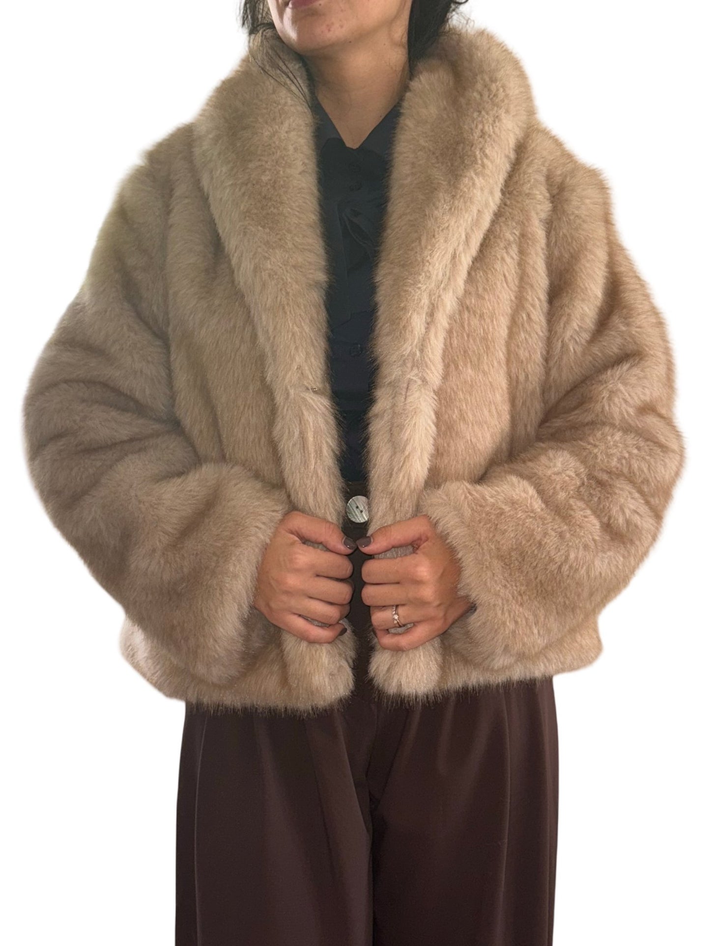Kratka teddy bunda - AMBER STORE
