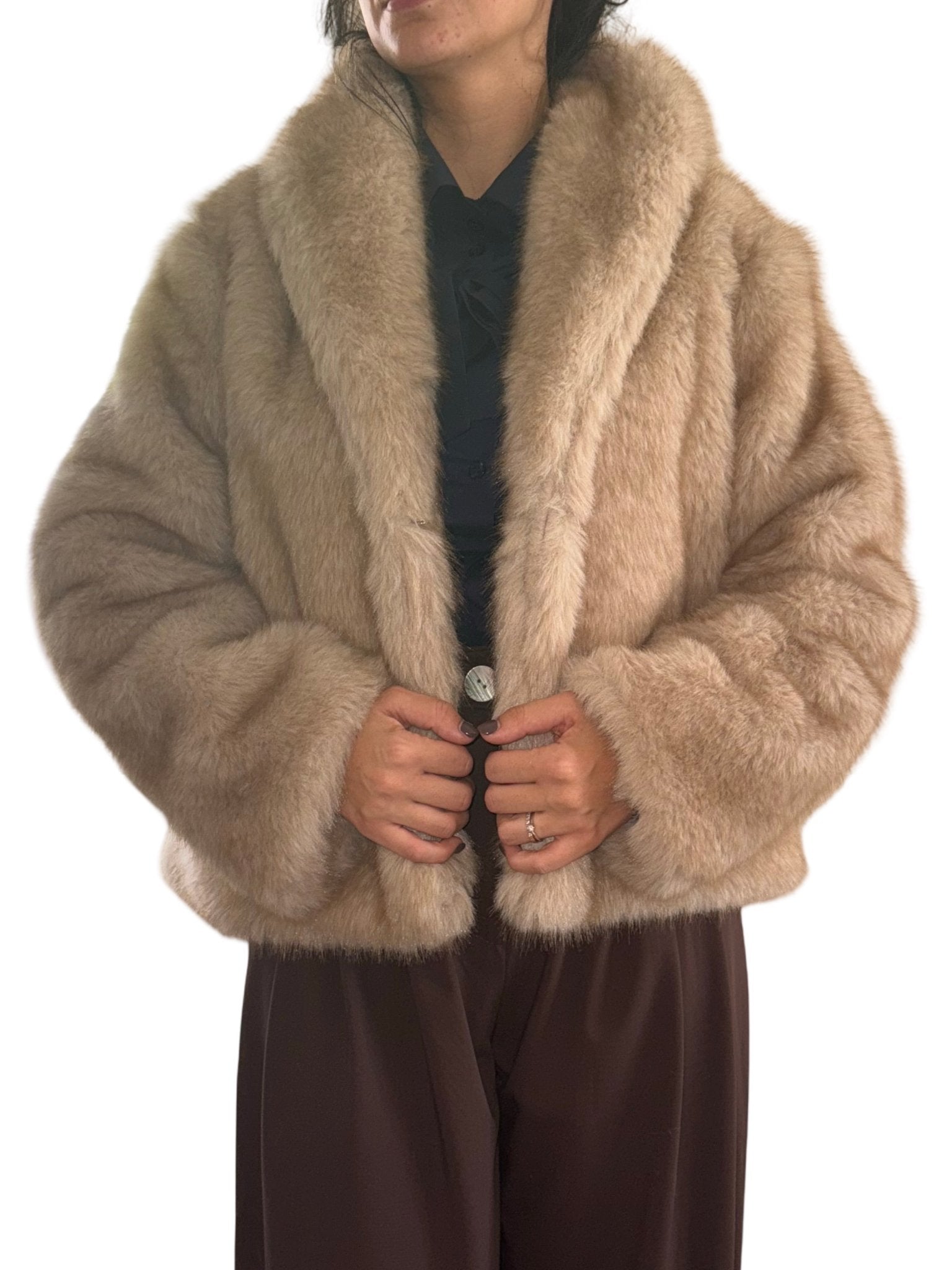 Kratka teddy bunda - AMBER STORE