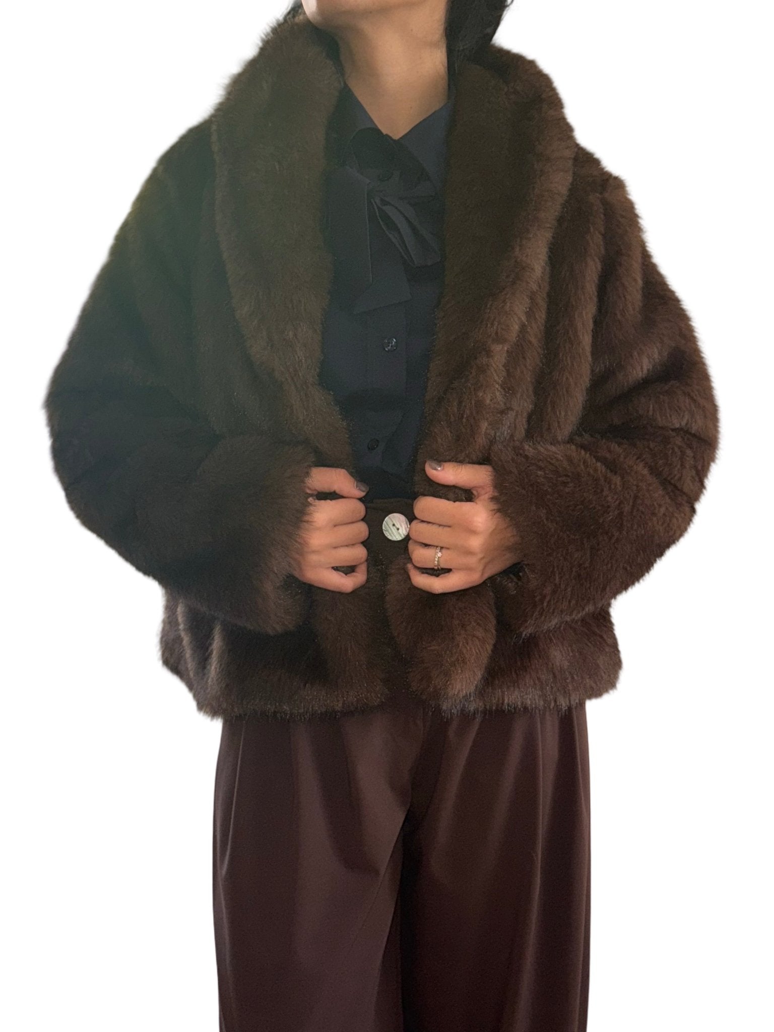 Kratka teddy bunda - AMBER STORE