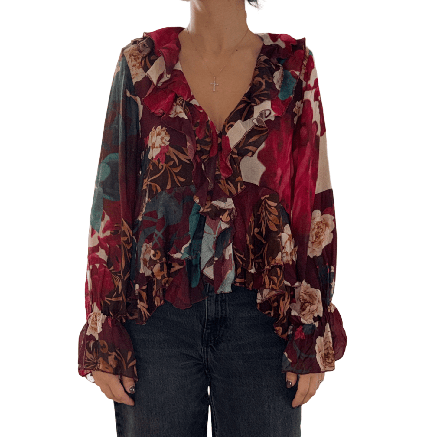 Šarena košulja s volanima – Vesela i ženstvena - AMBER STORE