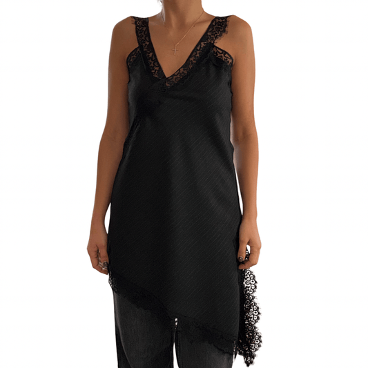 Tunika s čipkom – Asimetrični kroj za elegantan izgled - AMBER STORE